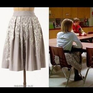 Anthropologie Meadow Rue Hanging Wisteria Skirt